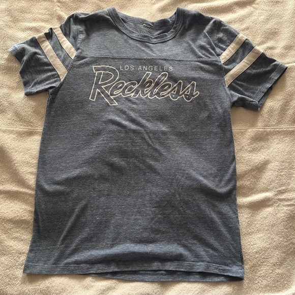Young & Reckless Blue Short Sleeve Tee - Picture 4 of 4